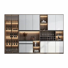 Сиви ормарићи за дневне собе